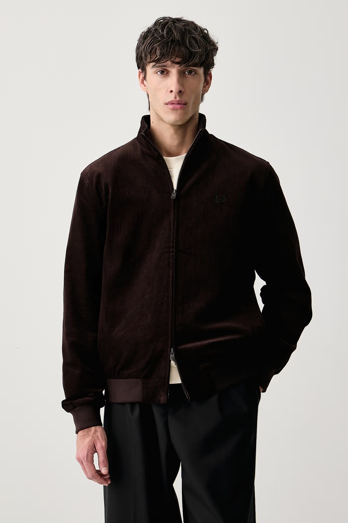 Fred Perry Kurtka męska sztruksowa brązowy J8546.33C