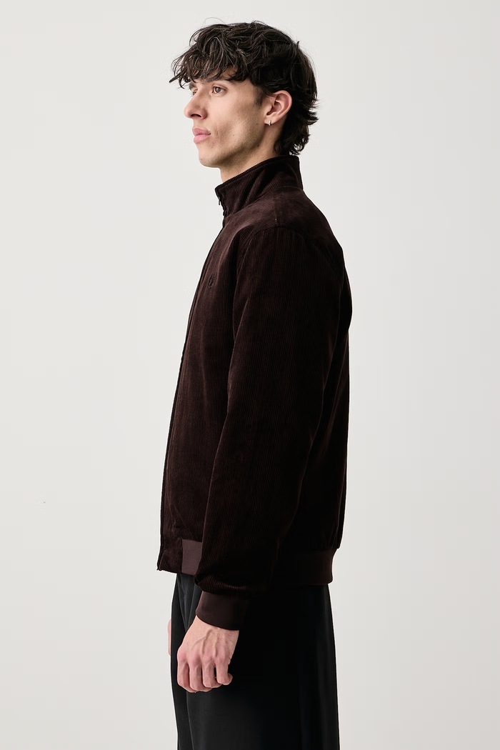 Kurtka męska sztruksowa Fred Perry J8546.33C brązowy