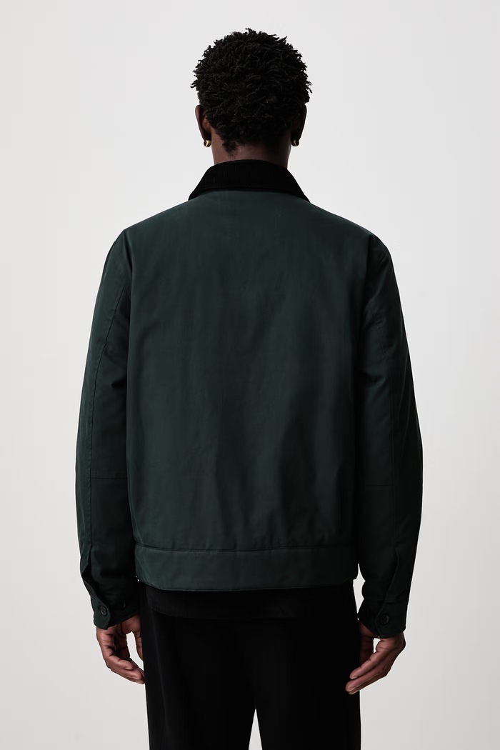 Odzież Fred Perry Krótka kurtka męska z bawełną J8535.Q20 zielony