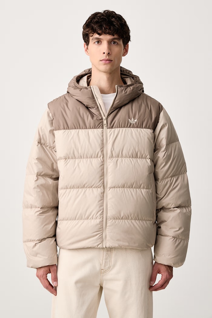 adidas Originals Пухова куртка чоловіча Down Regen бежевий KR7205