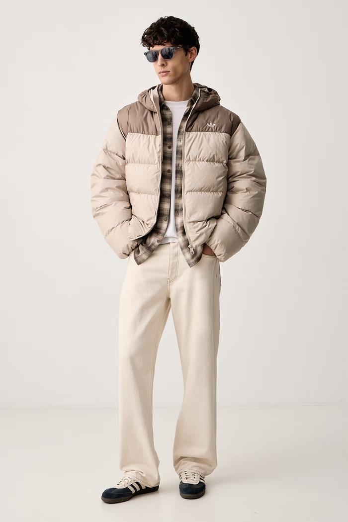 adidas Originals Пухова куртка чоловіча Down Regen KR7205 бежевий AW26