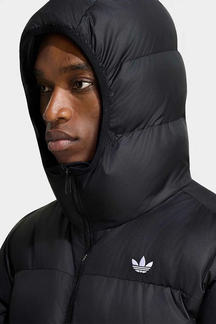 Μακρύ μπουφάν Ανδρικό Long Regen adidas Originals KR7202 μαύρο