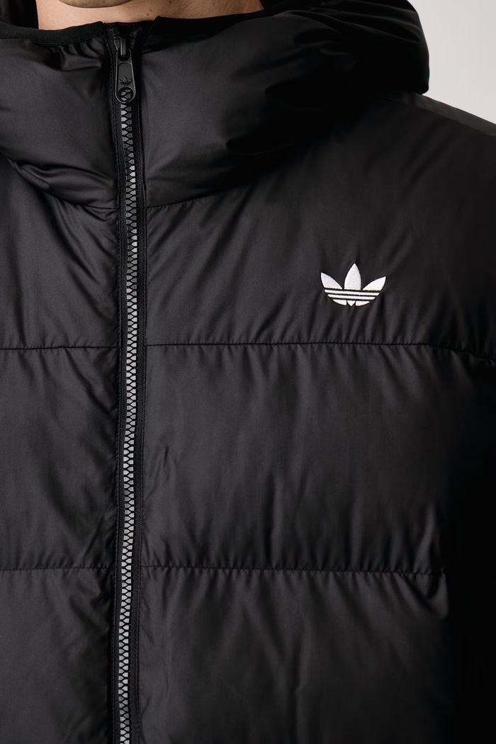 Długa kurtka męska Long Regen adidas Originals czarny KR7202