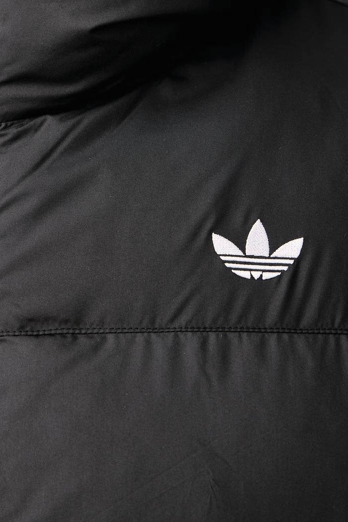 Κοντό μπουφάν ανδρικό Hooded Regen adidas Originals μαύρο KR7199