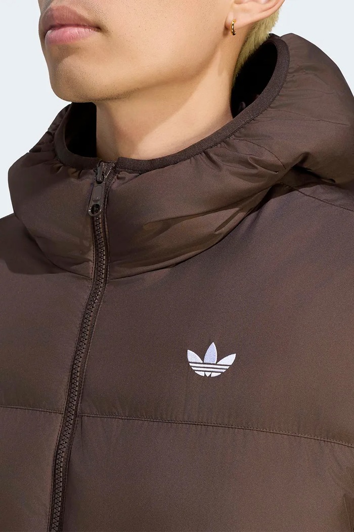 Kurtka pikowana męska Hooded Regen adidas Originals KR7197 brązowy