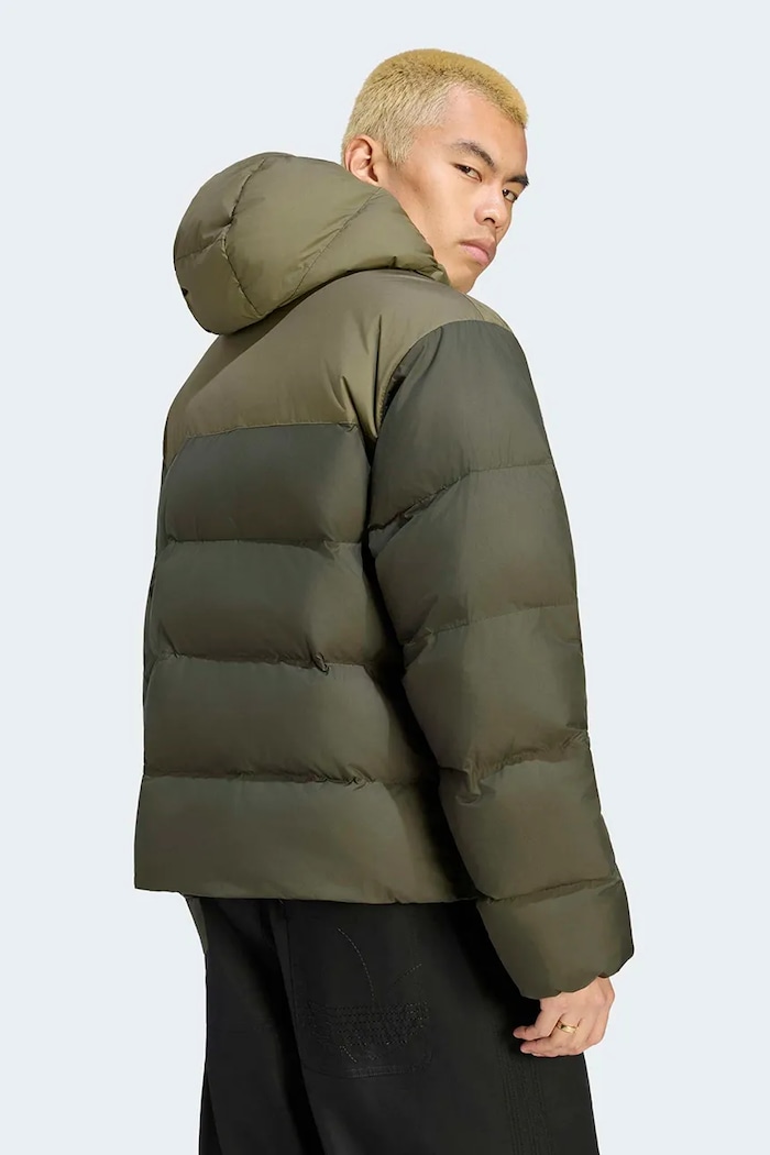 adidas Originals Bunda pánska Hooded Regen KR7196 zelená AW26