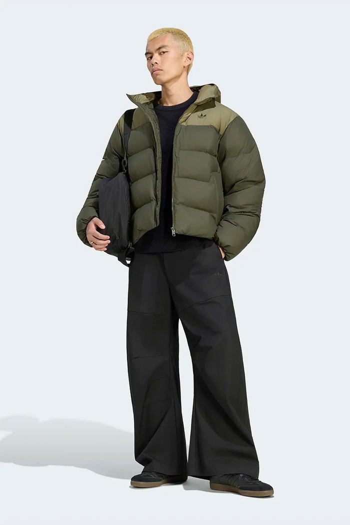 Ρούχα adidas Originals Μπουφάν Ανδρικό Hooded Regen KR7196 πράσινο