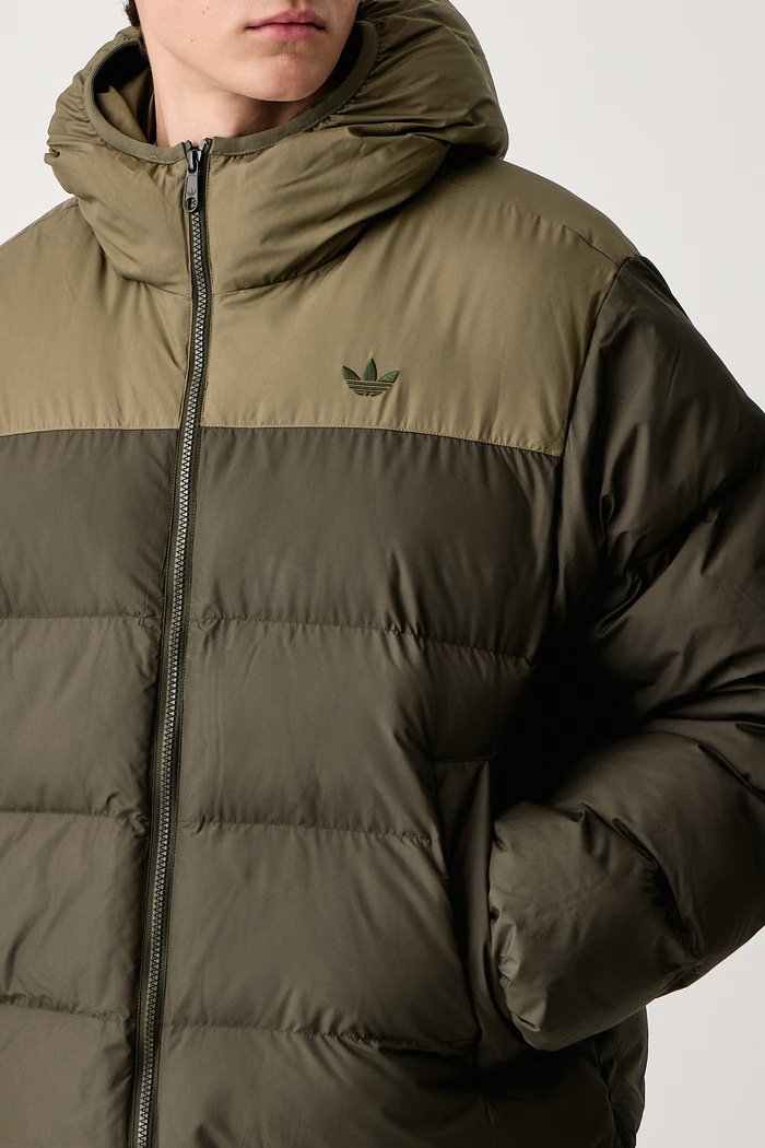Μπουφάν Ανδρικό Hooded Regen adidas Originals KR7196 πράσινο