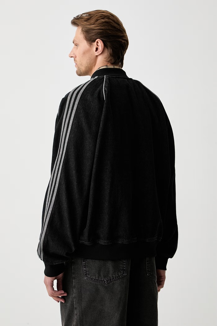Odzież adidas Originals bomberka męska jeansowa Adicolor Denim KS4963 czarny