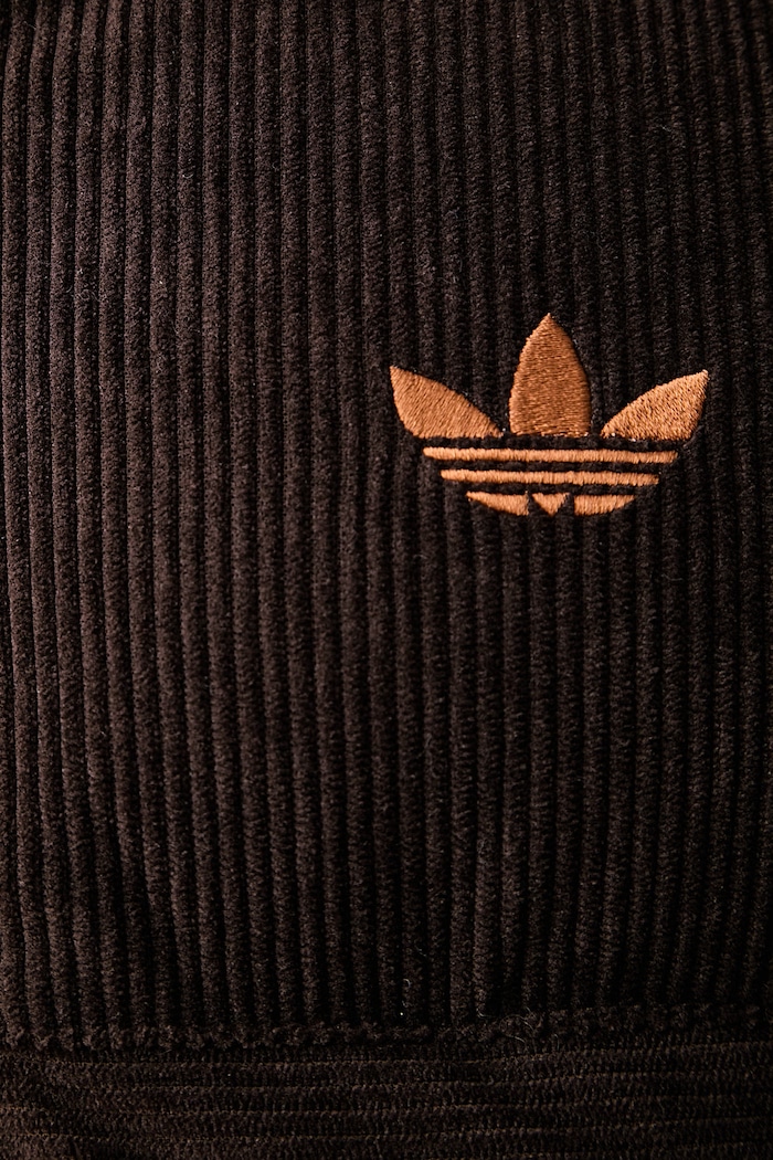adidas Originals καπιτονέ μπουφάν ανδρικό κοτλέ Corduroy Puffer KS4159 καφέ