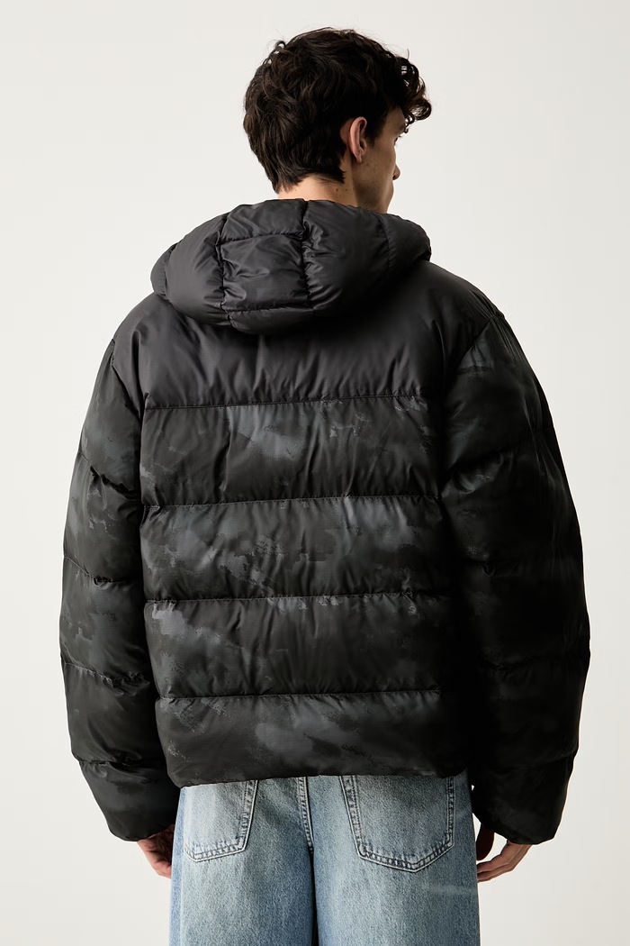 Odzież adidas Originals kurtka pikowana męska Camo Regen KR7200 czarny