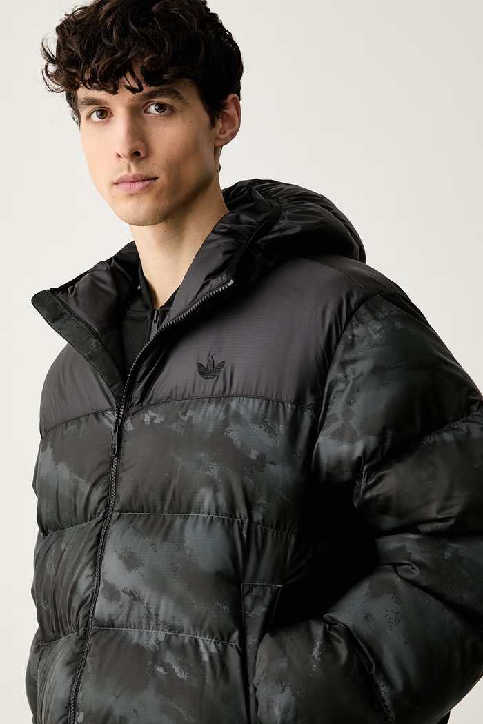 adidas Originals kurtka pikowana męska Camo Regen czarny KR7200