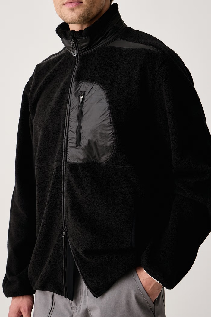 Bluza polarowa męska EA7 Emporio Armani AF16687.7M001949 czarny