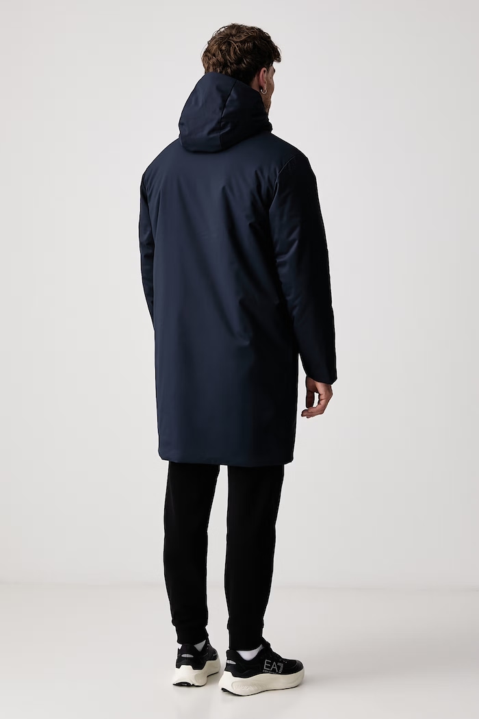 EA7 Emporio Armani Długa kurtka męska AF15952.7M002377 granatowy AW26