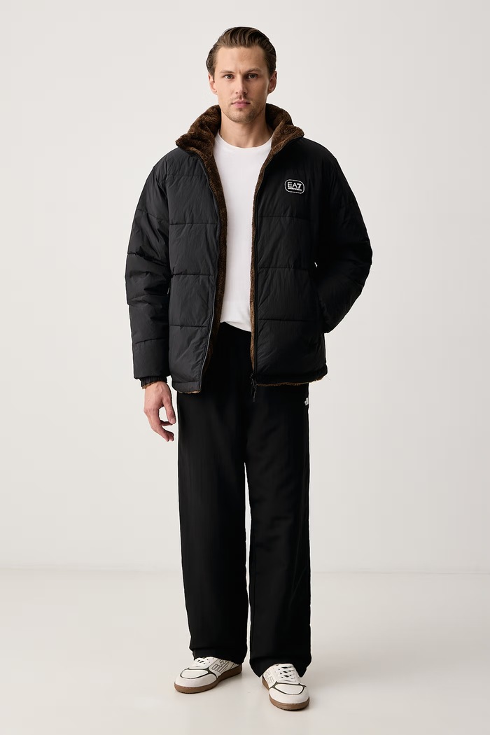Odzież EA7 Emporio Armani Kurtka dwustronna męska AF15951.7M002399 czarny