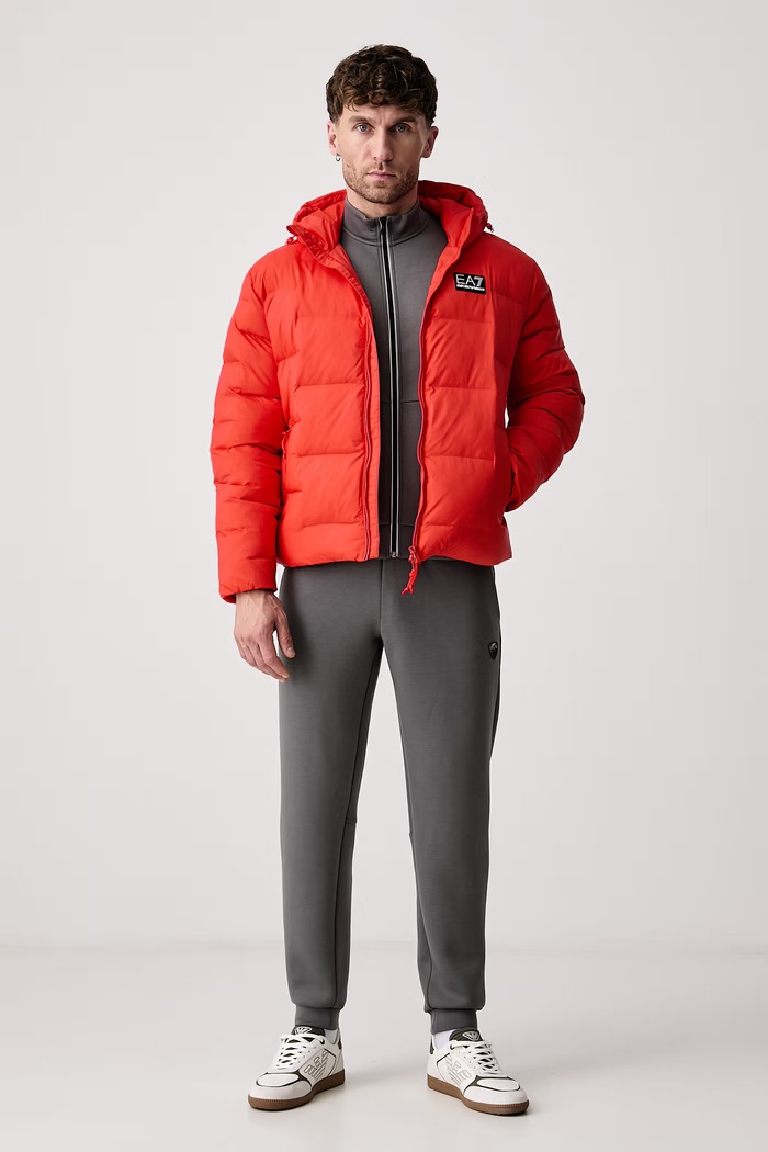 EA7 Emporio Armani Krótka kurtka męska AF15956.7M002387 czerwony AW26