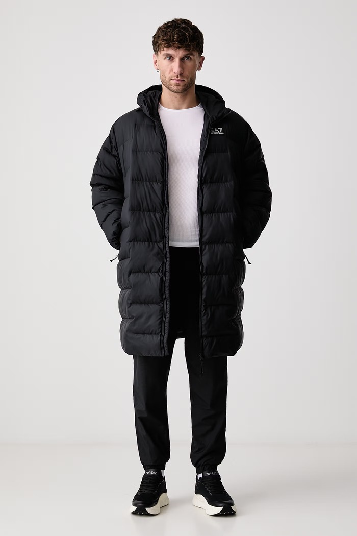 EA7 Emporio Armani Długa kurtka męska AF15956.7M002388 czarny AW26