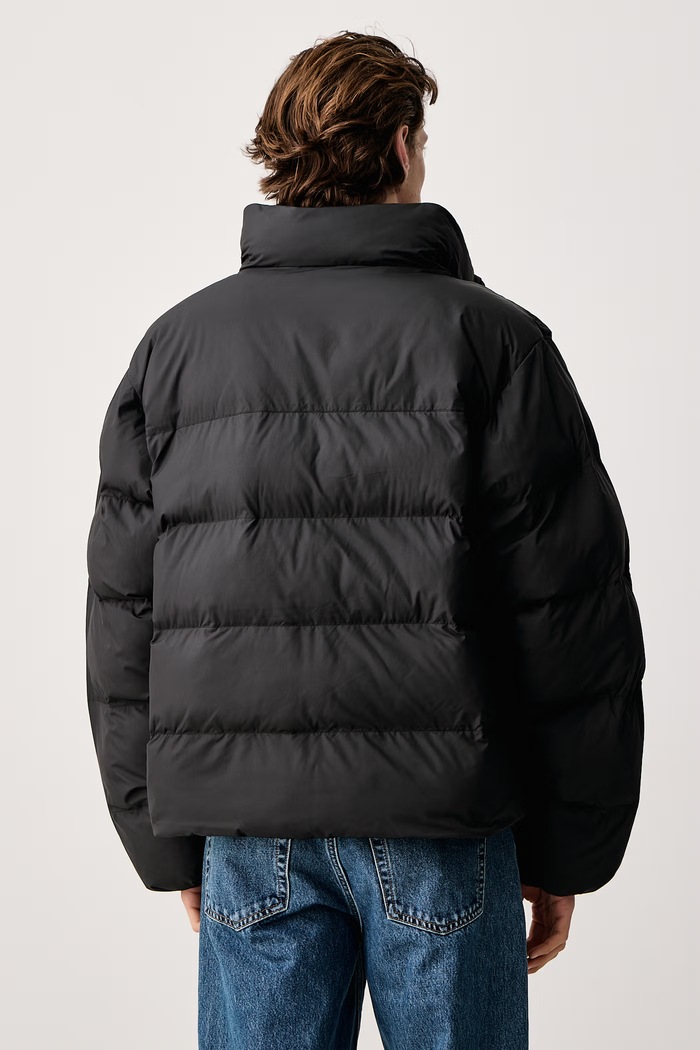 Odjeća adidas Originals Kratka jakna za muškarce Stand Collar Regen KR7190 crna