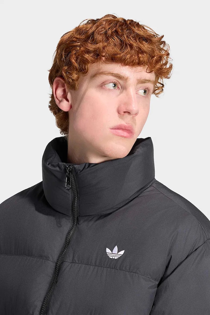Krátka bunda pánska Stand Collar Regen adidas Originals KR7190 čierna