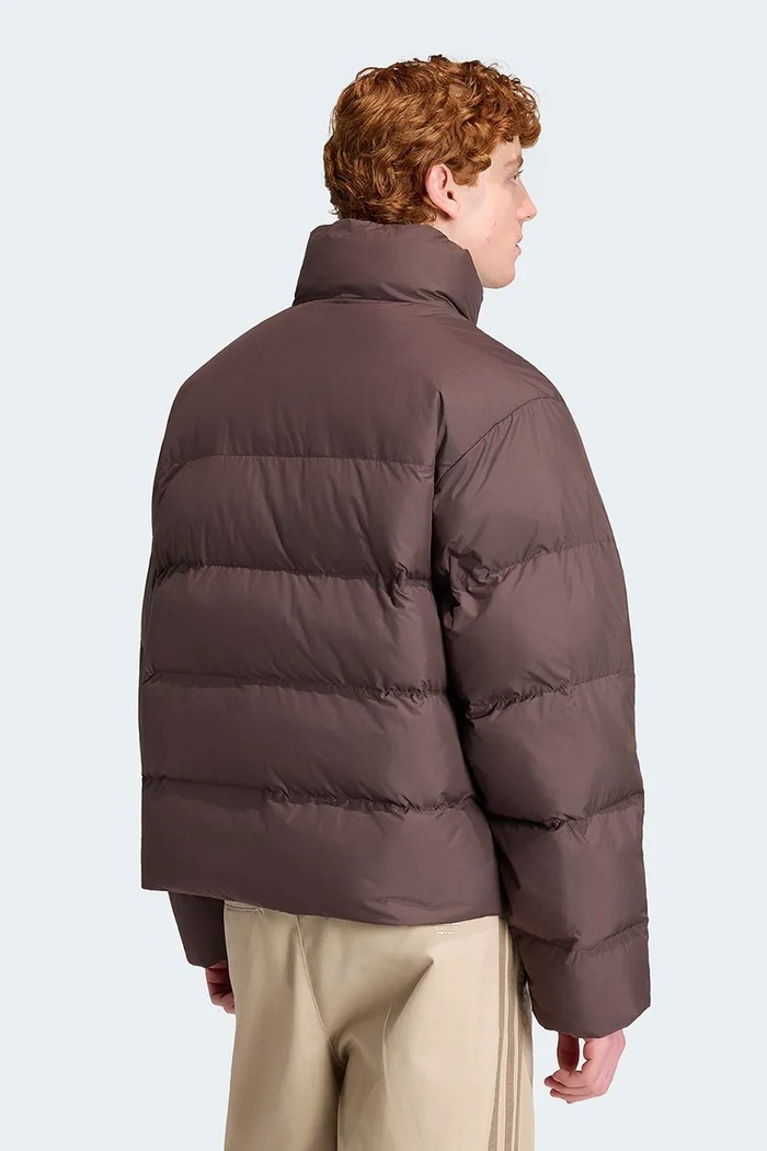 adidas Originals Krátka bunda pánska Stand Collar Regen KR7188 hnedá AW26