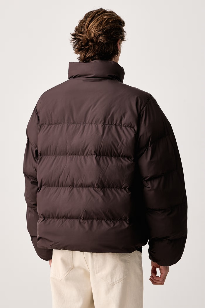 Odjeća adidas Originals Kratka jakna za muškarce Stand Collar Regen KR7188 smeđa