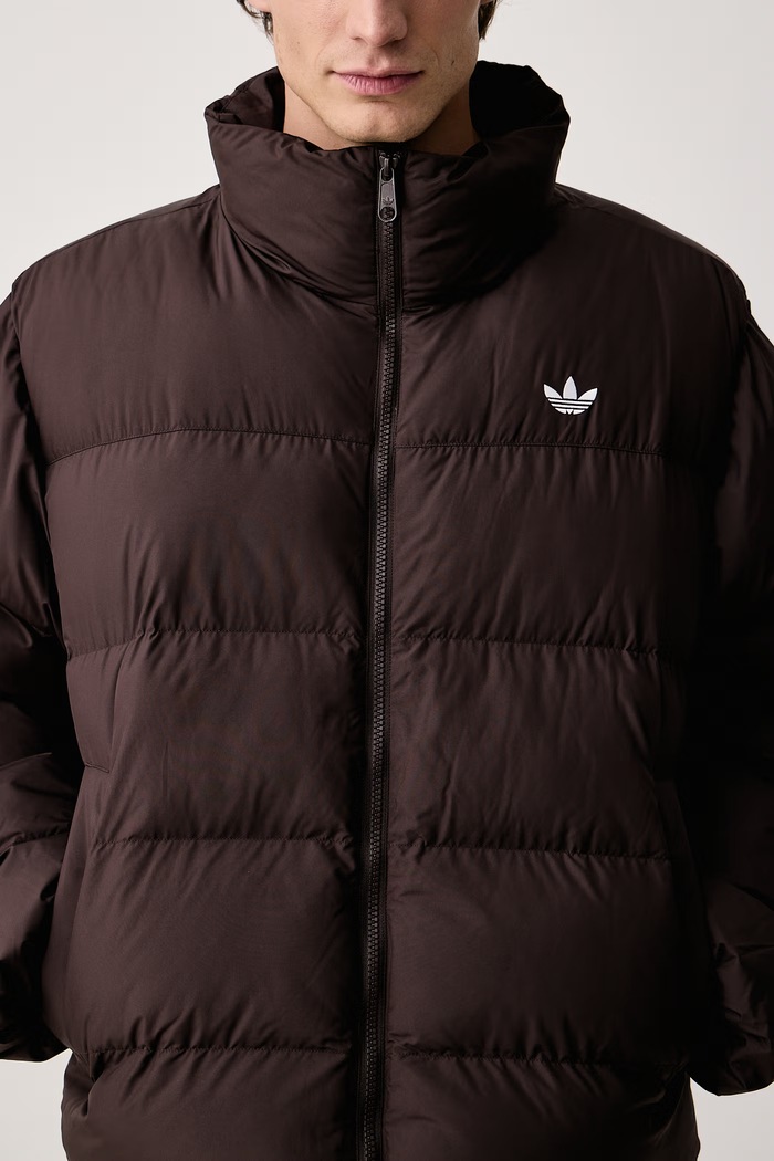 Kratka jakna za muškarce Stand Collar Regen adidas Originals KR7188 smeđa