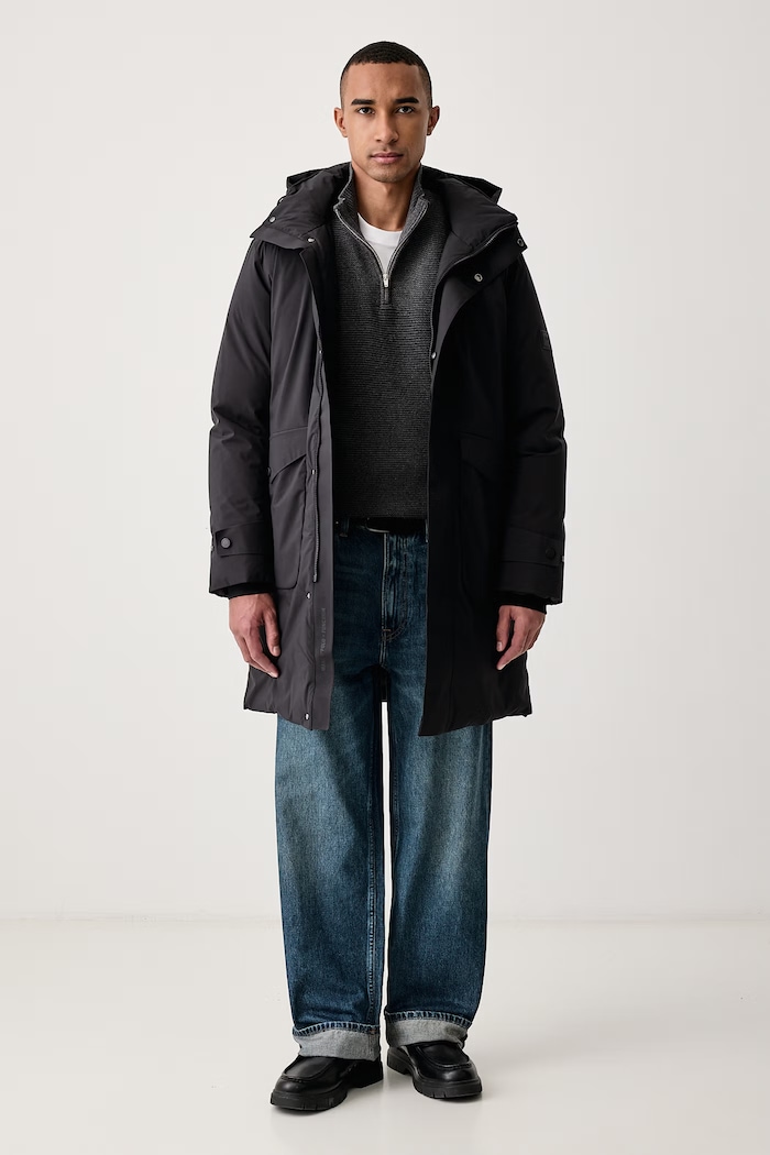 Marc O'Polo Kurtka puchowa męska 5000010850 czarny AW26
