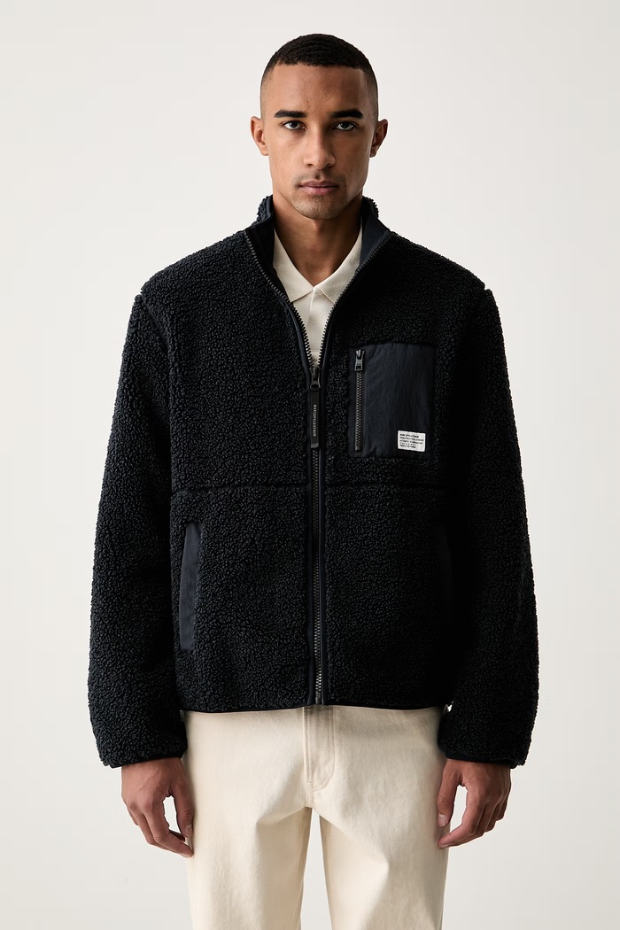 Marc O'Polo bluza polarowa męska granatowy 5000009973