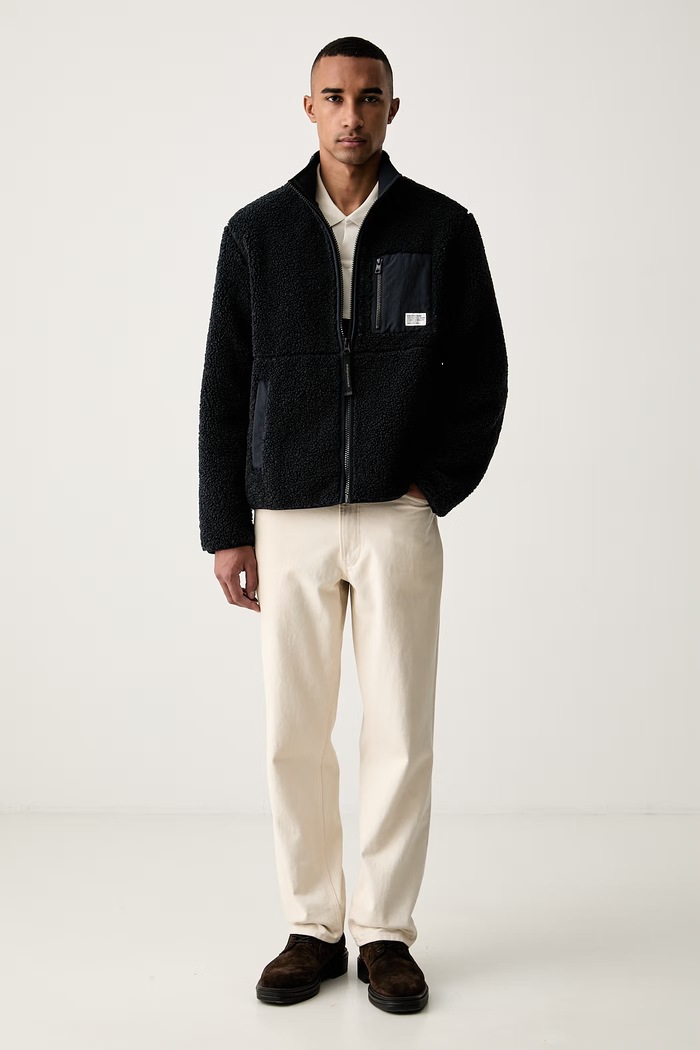 Marc O'Polo bluza polarowa męska 5000009973 granatowy AW26