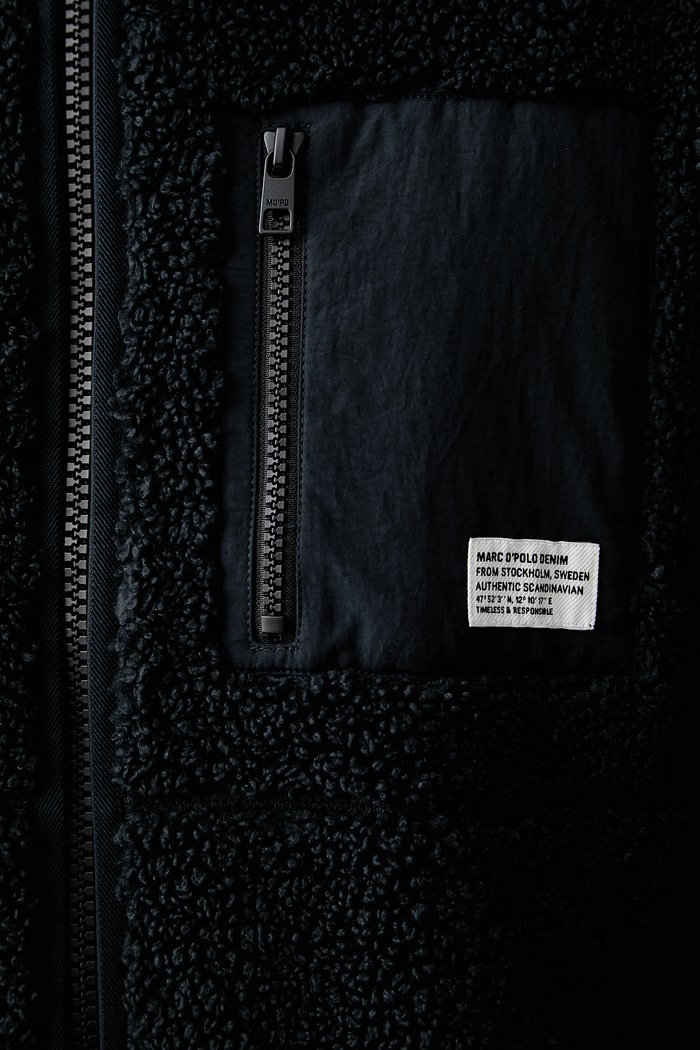 Marc O'Polo bluza polarowa męska 5000009973 granatowy