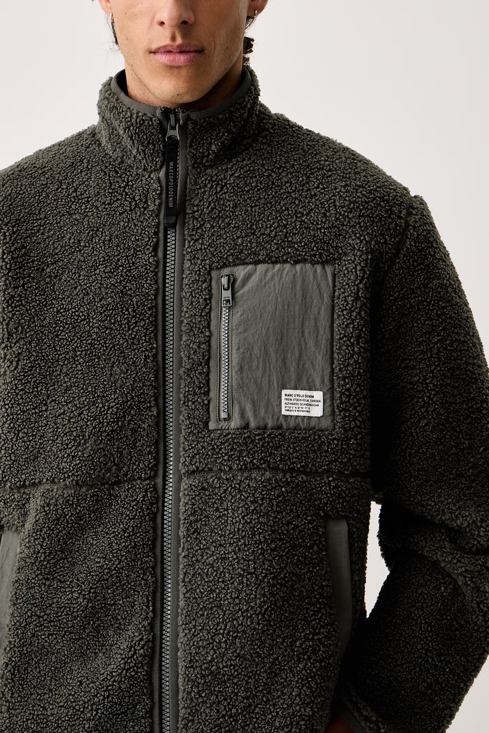 Marc O'Polo bluza polarowa męska zielony 5000009973
