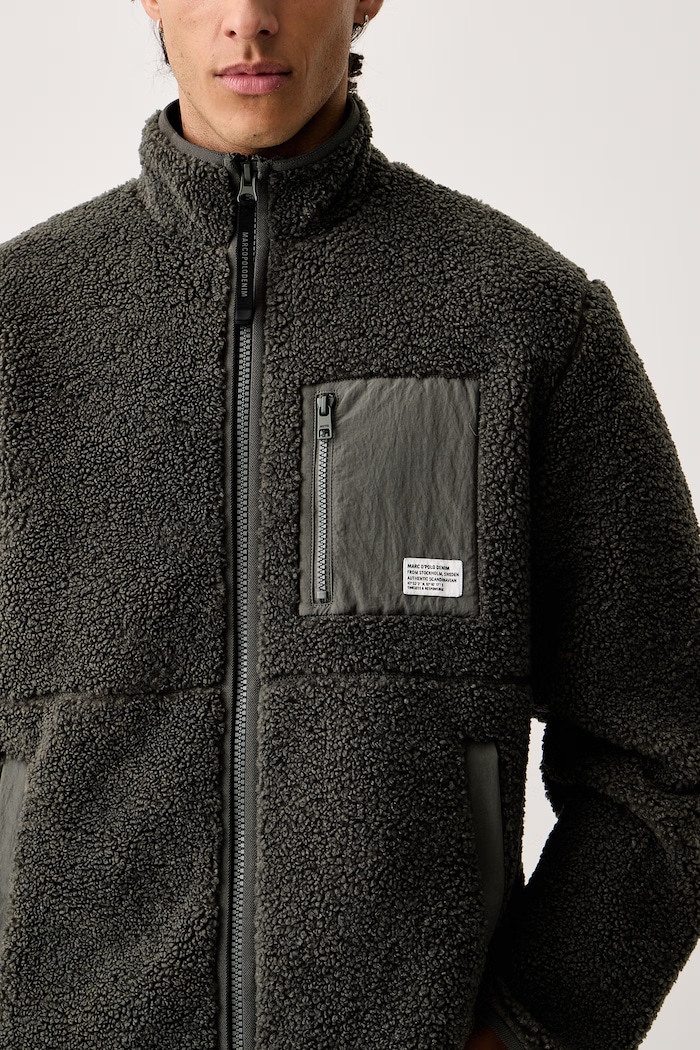 Marc O'Polo bluza polarowa męska zielony 5000009973
