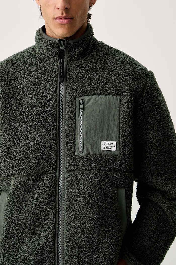 Bluza polarowa męska Marc O'Polo 5000009973 zielony