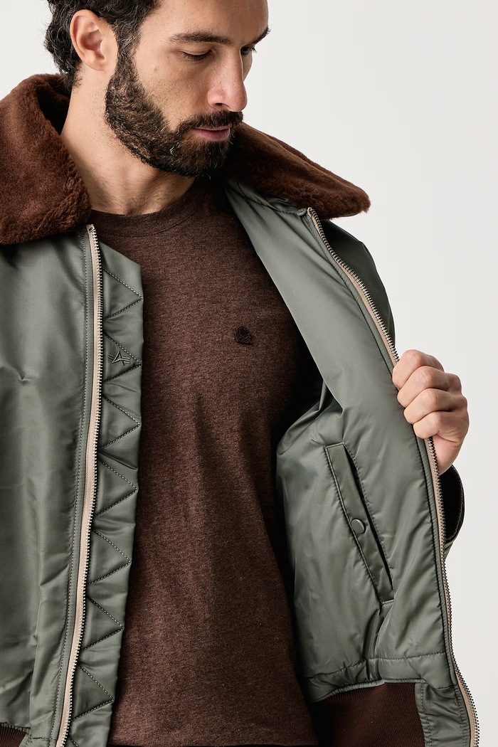 Alpha Industries Krátka bunda pánska B-15 Vintage Bomber 268161