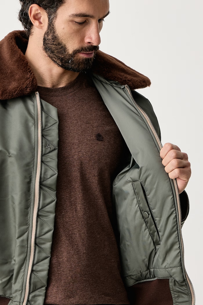 Alpha Industries Krátka bunda pánska B-15 Vintage Bomber 268161