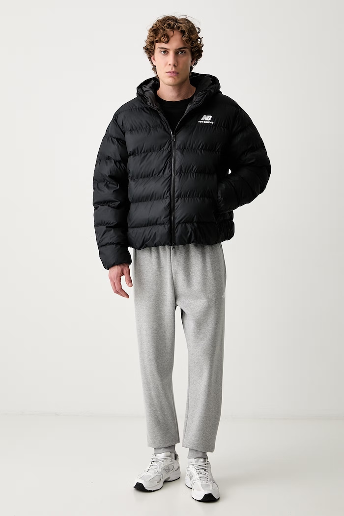 New Balance giacca trapuntata da uomo MJ62G17OBK nero AW26