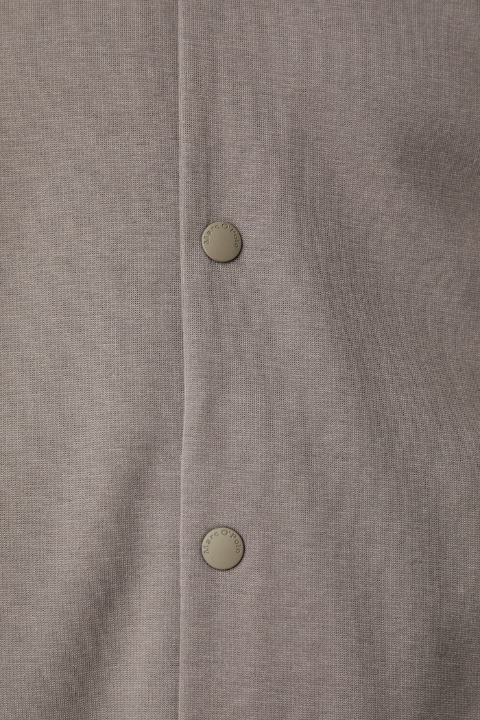 Marc O'Polo bluza rozpinana męska z bawełną 5000014575 szary