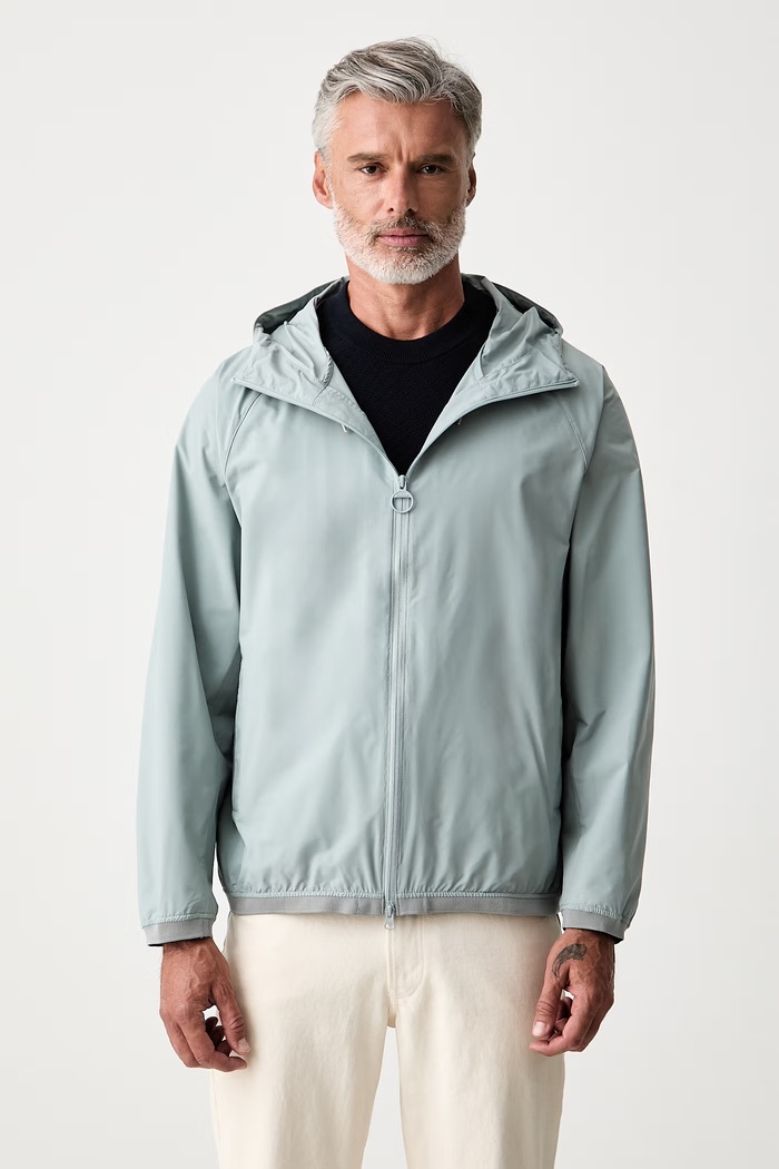Barbour kurtka przejściowa męska Stoneport turkusowy MSP0191