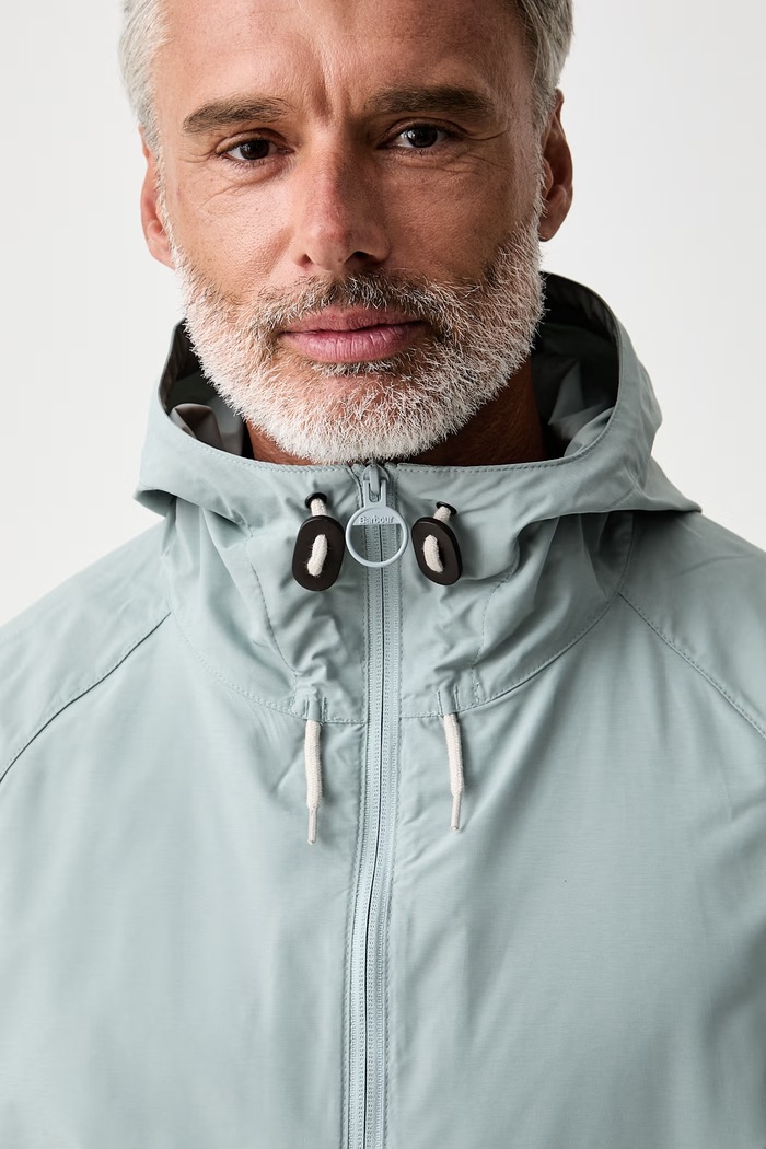 Barbour kurtka przejściowa męska Stoneport turkusowy MSP0191