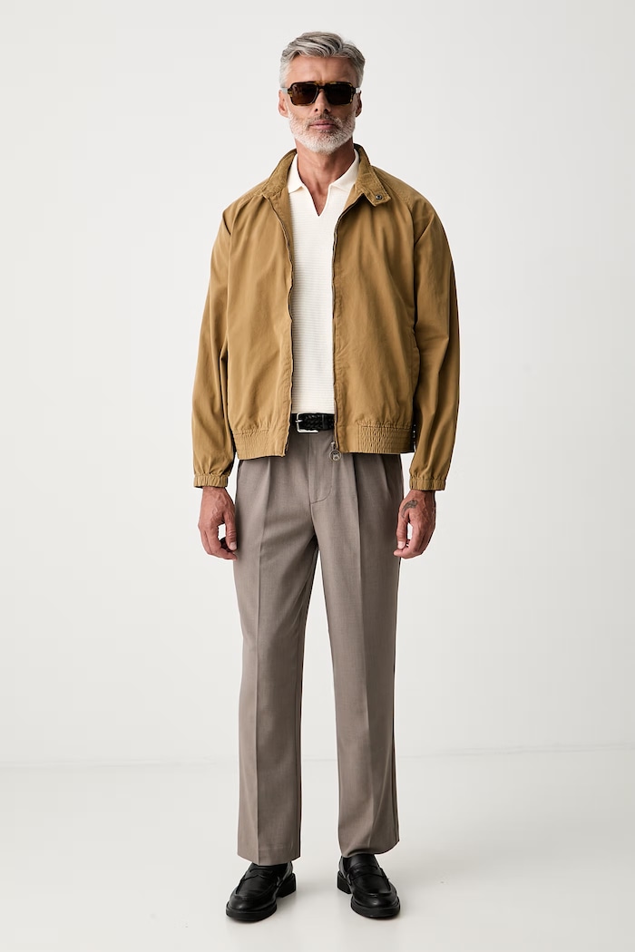 Barbour kurtka przejściowa męska bawełniana Royston MCA0996 brązowy AW26