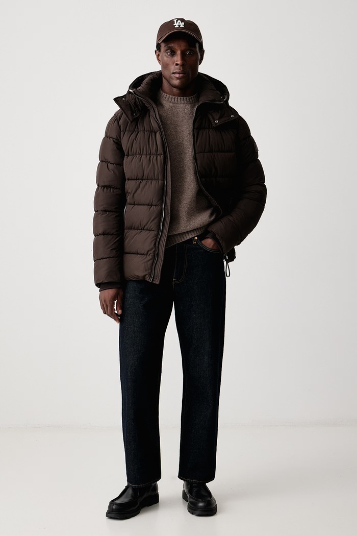 Joop! Kurtka pikowana męska 30105699 brązowy AW26