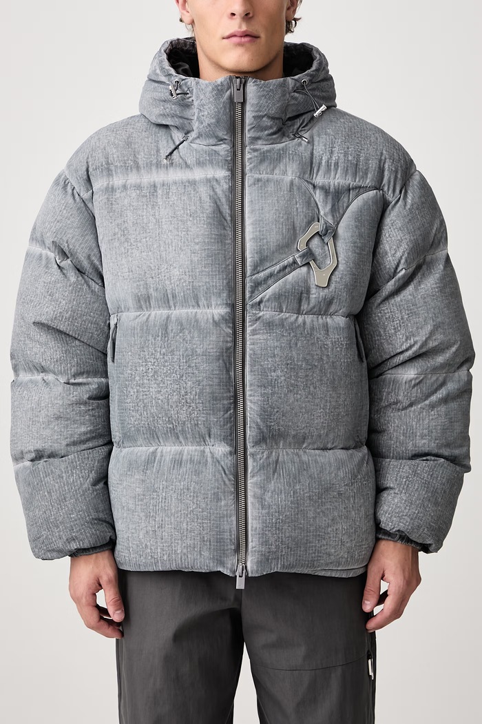 Giacca piumino da uomo HELIOT EMIL grigio AW26.M.02.093