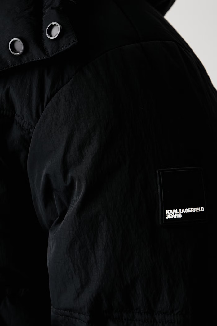 Karl Lagerfeld Jeans prošivena jakna za muškarce B3M15012 crna