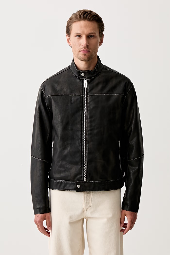 Karl Lagerfeld Jeans kurtka przejściowa męska czarny B3M15009