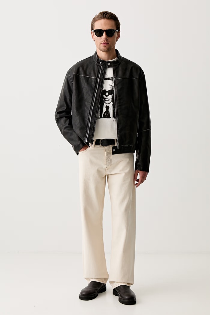 Karl Lagerfeld Jeans kurtka przejściowa męska B3M15009 czarny AW26