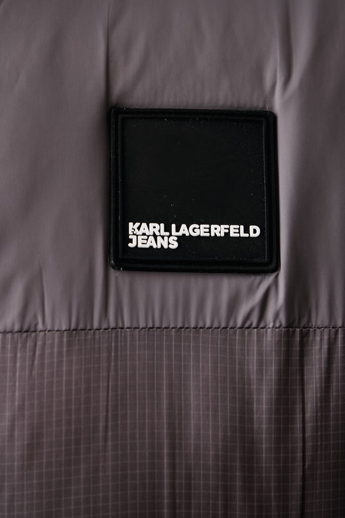 Kurtka pikowana męska Karl Lagerfeld Jeans szary B3M15006