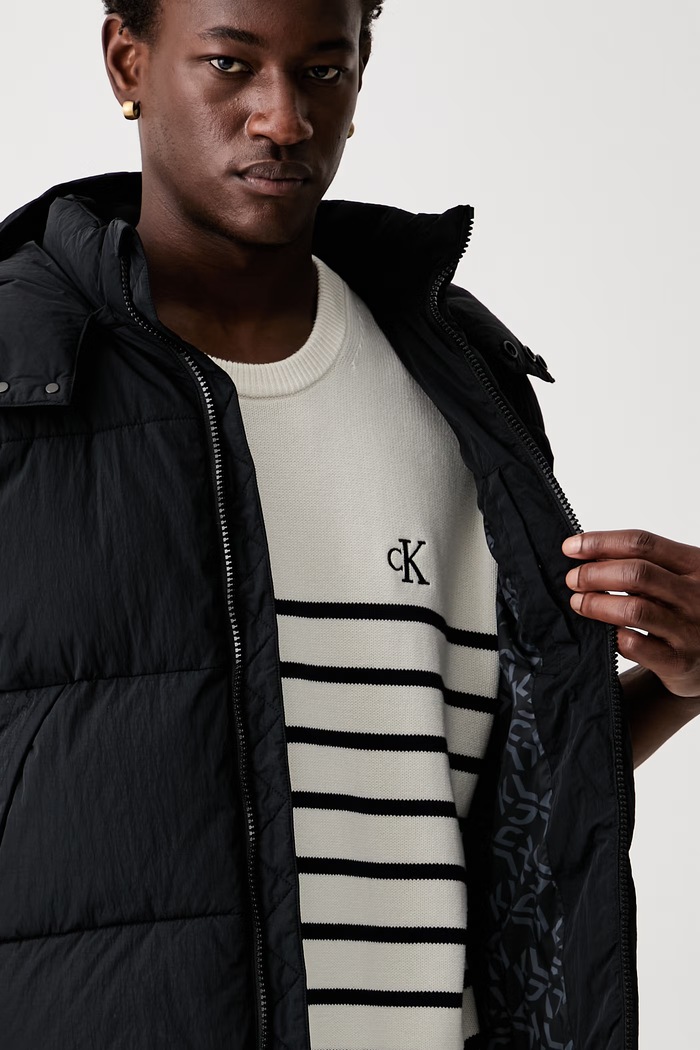 Karl Lagerfeld Jeans prsluk s kapuljačom za muškarce B3M15005
