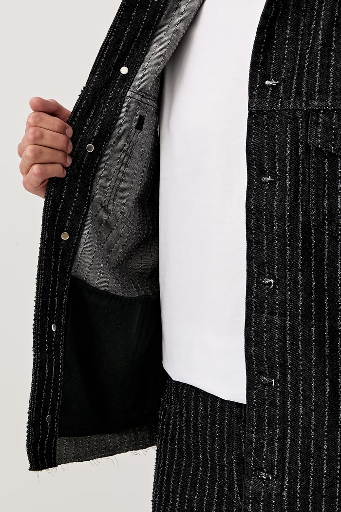 Karl Lagerfeld Jeans bezrękawnik męski jeansowy B3M14042 czarny