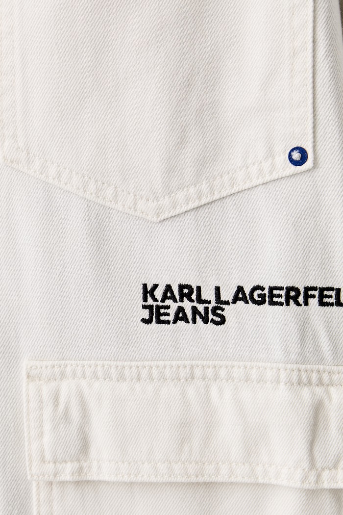 Karl Lagerfeld Jeans kurtka męska jeansowa B3M14022 beżowy