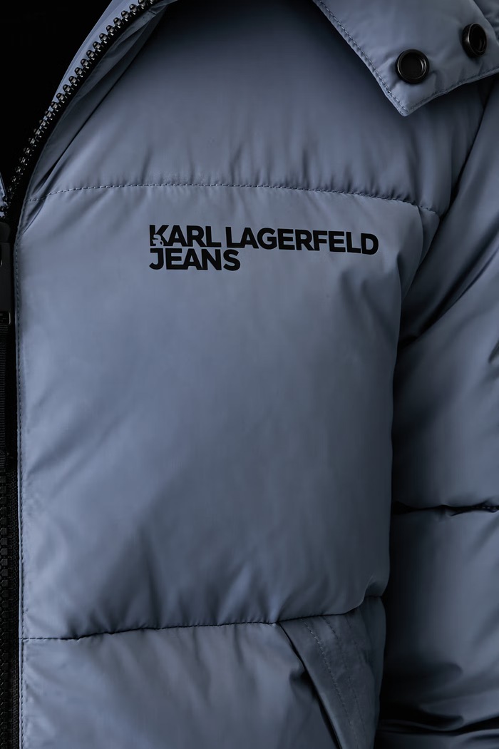 Karl Lagerfeld Jeans prošivena jakna za muškarce B3M15011 plava